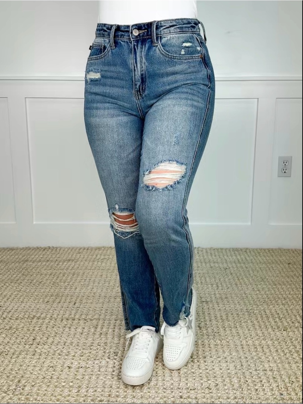 Judy Blue Rosalie Distressed High Rise Jeans